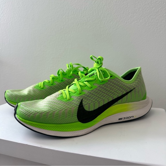 Nike Zoom Pegasus Turbo 2 Shoes Mens 8.5 Volt Green Running AT2863-300 Sneakers main image 10
